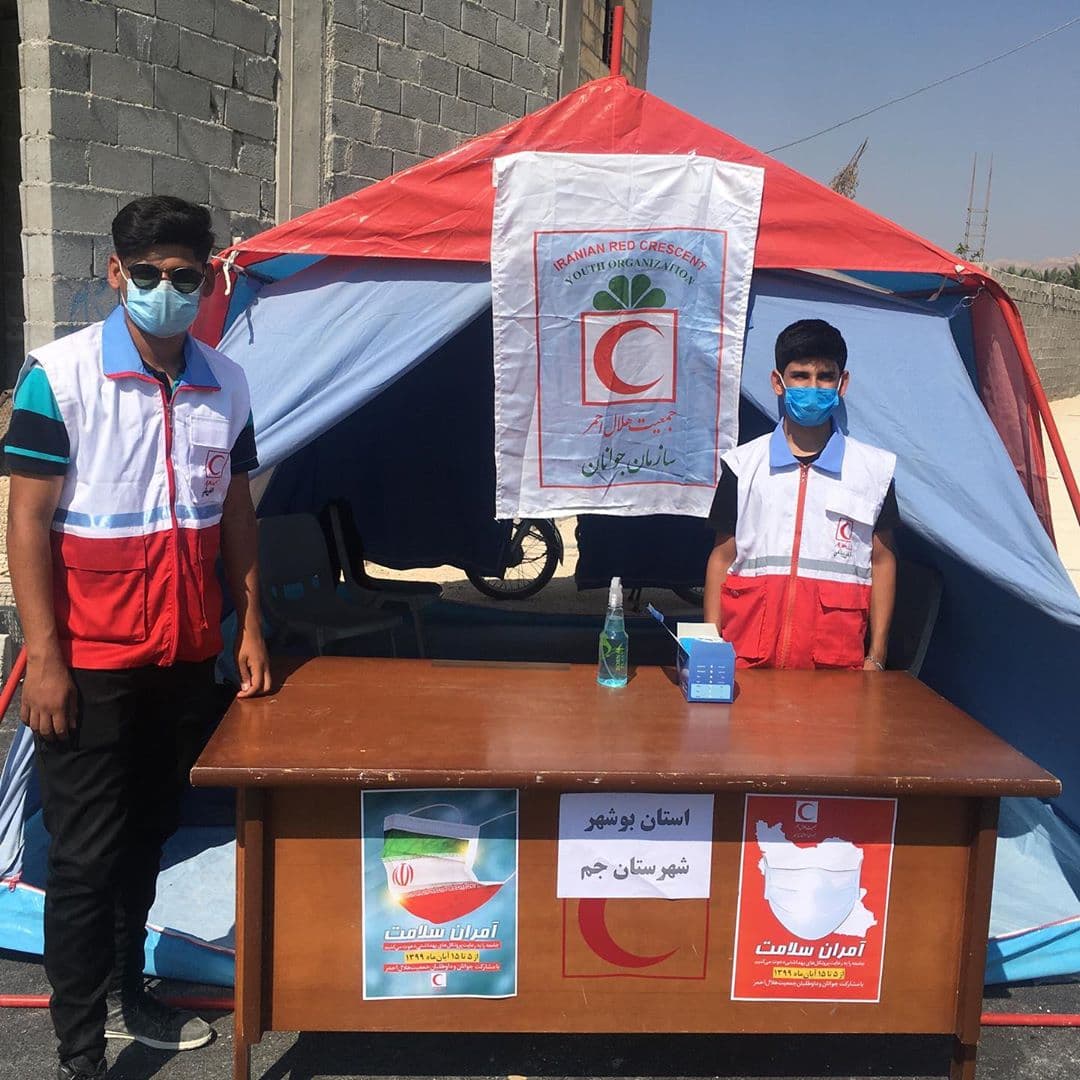 برگزاری طرح آمران سلامت در شهربهارستان و توزیع بیش از ۲ هزار ماسک بین شهروندان