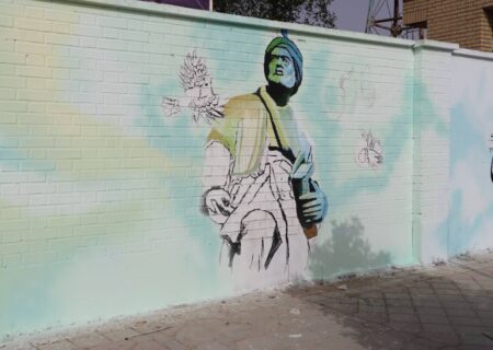 عملیات نقاشی و دیوار نویسی روی دیوارهای سطح شهر آغاز شد