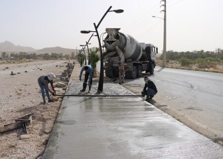 عملیات اجرایی پیاده‌رو سازی خیابان نخلستان شهر بهارستان آغاز شد