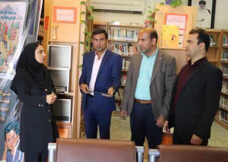 بازدید شهردار و شورا از کتابخانه شهید آذریار شهر بهارستان