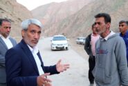 بازدید فرماندار و رئیس شورای شهر بهارستان از روند ترمیم جاده جم به فیروزآباد