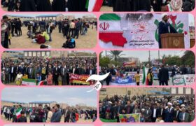 قدردانی رئیس شورای اسلامی شهرستان جم از حضور باشکوه مردم در راهپیمایی ۲۲ بهمن