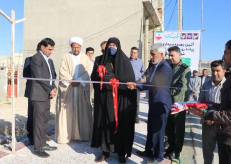 افتتاح پروژه شهرداری بهارستان در دهه فجر