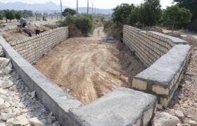 تصاویری از پیشرفت ۹۰ درصدی پروژه دستک پل خیابان نخلستان شهر بهارستان