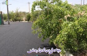 عملیات زیرسازی و آسفالت خیابان عابدان