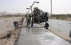 عملیات اجرایی پیاده‌رو سازی خیابان نخلستان شهر بهارستان آغاز شد
