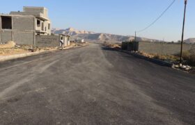 عملیات آسفالت خیابان موعود شهر بهارستان تکمیل شد